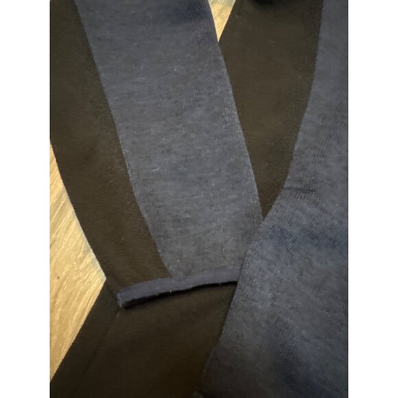 NFL New England Patriots Mens Half-Zip Pullover Sweatshirt S Blue & Black 2 Pock - Picture 5 of 7